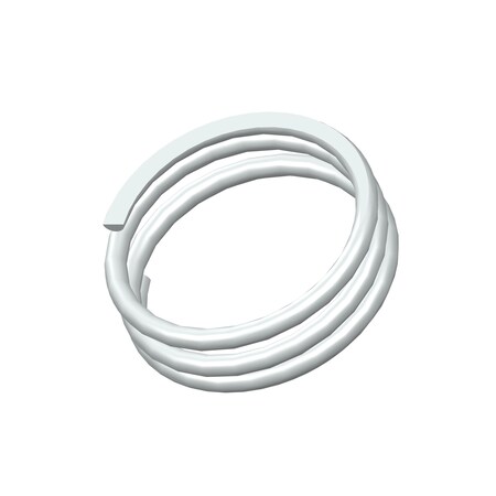 Approved Vendor Compression Spring, O=1.625, L= .50, W= .125 G809976596